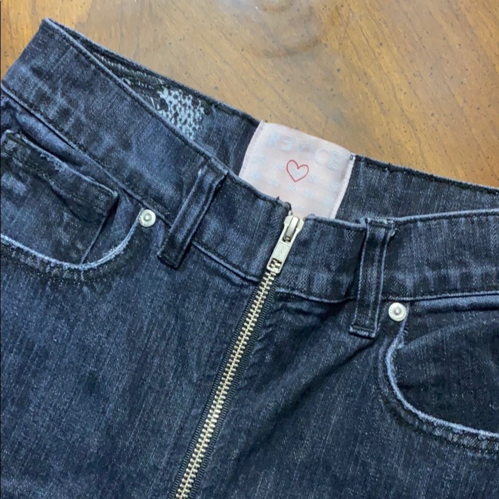 Revice Denim Yin Yang Jeans in Washed Black
